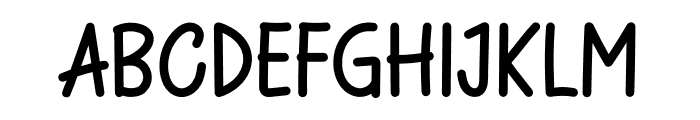 Hamsuke Font LOWERCASE