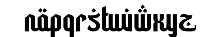 Hamzah Font LOWERCASE