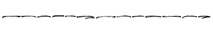 HanboeBrushUnderlines Font LOWERCASE