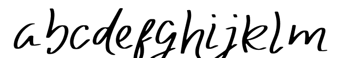 Hancik Font LOWERCASE