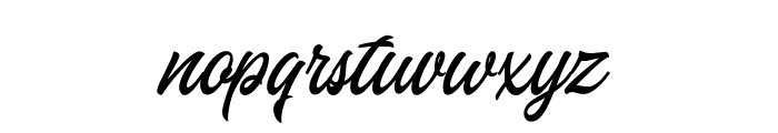Hancockscript Font LOWERCASE