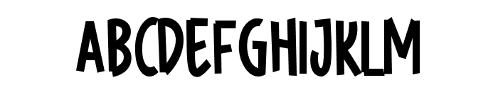 Hancoke Font UPPERCASE