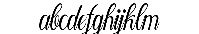 Hand Lettering Grass Regular Font LOWERCASE