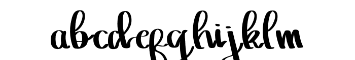 Hand Scribble Font LOWERCASE