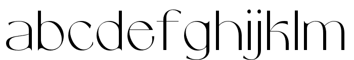 HandCream-Regular Font LOWERCASE