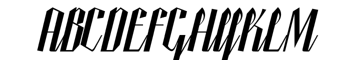 Handbird Regular Font UPPERCASE