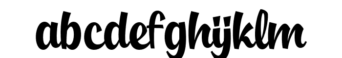 Handbuck Regular Font LOWERCASE