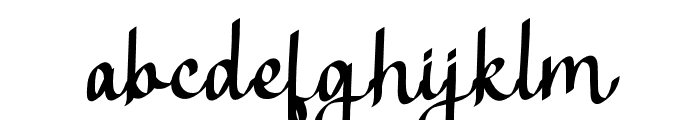 Handelish Font LOWERCASE
