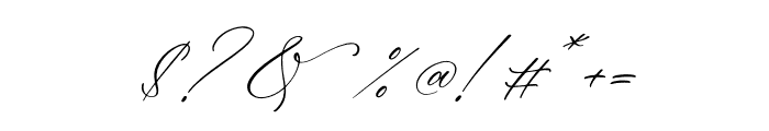 Handesa Mornites Italic Font OTHER CHARS