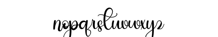 Handhome Font LOWERCASE