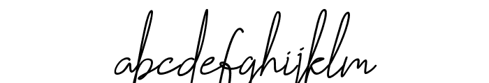 Handikraf Oblique Font LOWERCASE