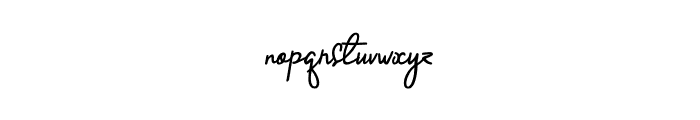 Handletter Signature Font LOWERCASE
