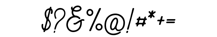 Handley-Regular Font OTHER CHARS