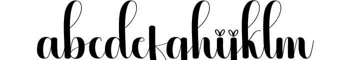 Handlife Font LOWERCASE