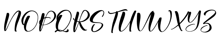 Handly Rottery Italic Font UPPERCASE