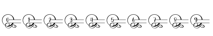 Handmade Monogram Font OTHER CHARS