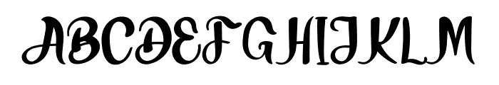 Handmade Scratch Font UPPERCASE