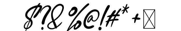 Handmade Signature Font OTHER CHARS