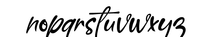 Handmade Signature Font LOWERCASE