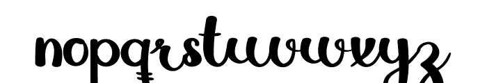 Handmade Simple Font LOWERCASE
