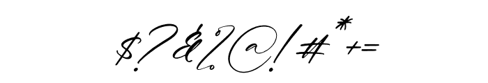 Handmagic Signature Italic Font OTHER CHARS