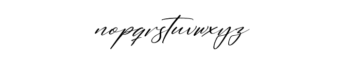 Handmagic Signature Italic Font LOWERCASE