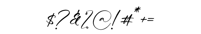 Handmagic Signature Font OTHER CHARS