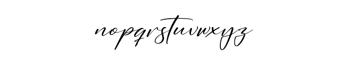 Handmagic Signature Font LOWERCASE