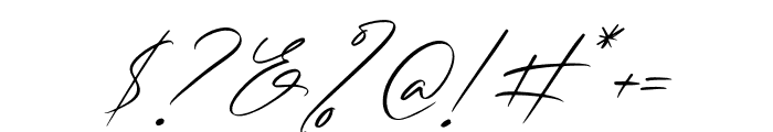 Handover Signature Italic Font OTHER CHARS