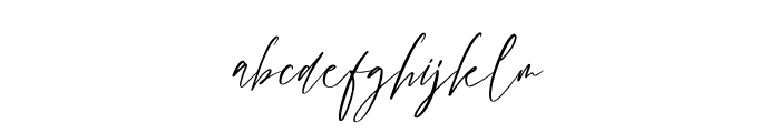 Handover Signature Font LOWERCASE