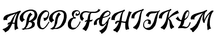 HandpackScript-Regular Font UPPERCASE