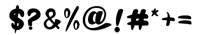 Handpick Font OTHER CHARS