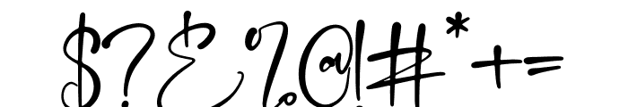Handscript Signature Font OTHER CHARS