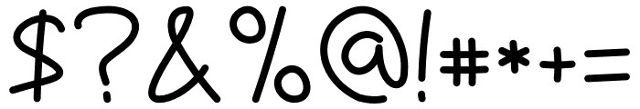 Handwish Font OTHER CHARS