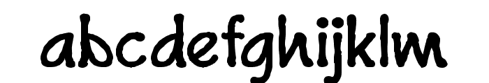 Handwrite Bold Regular Font LOWERCASE