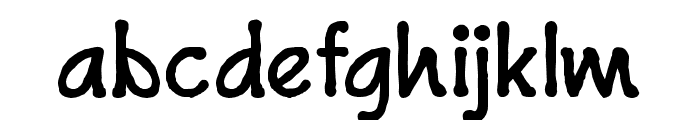 HandwriteBold-Regular Font LOWERCASE