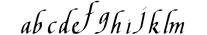 Handwriting By Valyshop Font LOWERCASE