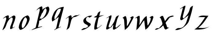 Handwriting By Valyshop Font LOWERCASE