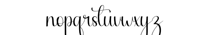 Handwriting Creative Font LOWERCASE