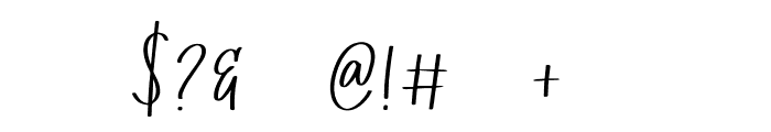 Handwriting Font 4 Regular Font OTHER CHARS