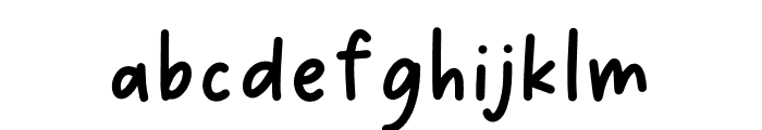Handwriting Font 5 Regular Font LOWERCASE