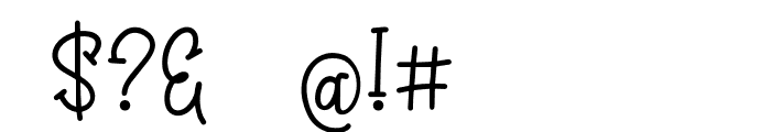Handwriting Font 6 Regular Font OTHER CHARS