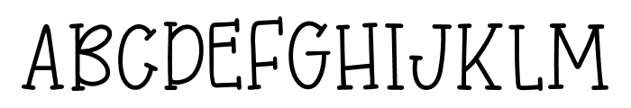 Handwriting Font 6 Regular Font UPPERCASE
