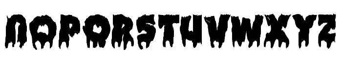 Handwriting Melted Font UPPERCASE