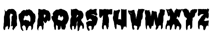 Handwriting Melted Font LOWERCASE