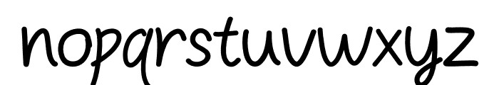 Handwriting Regular Font LOWERCASE