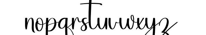 Handwriting Samantha Font LOWERCASE