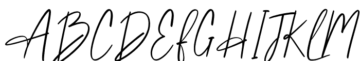 Handwriting Signatur Font UPPERCASE