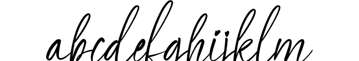 Handwriting Signatur Font LOWERCASE