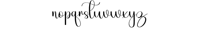 Handwriting1 Font LOWERCASE